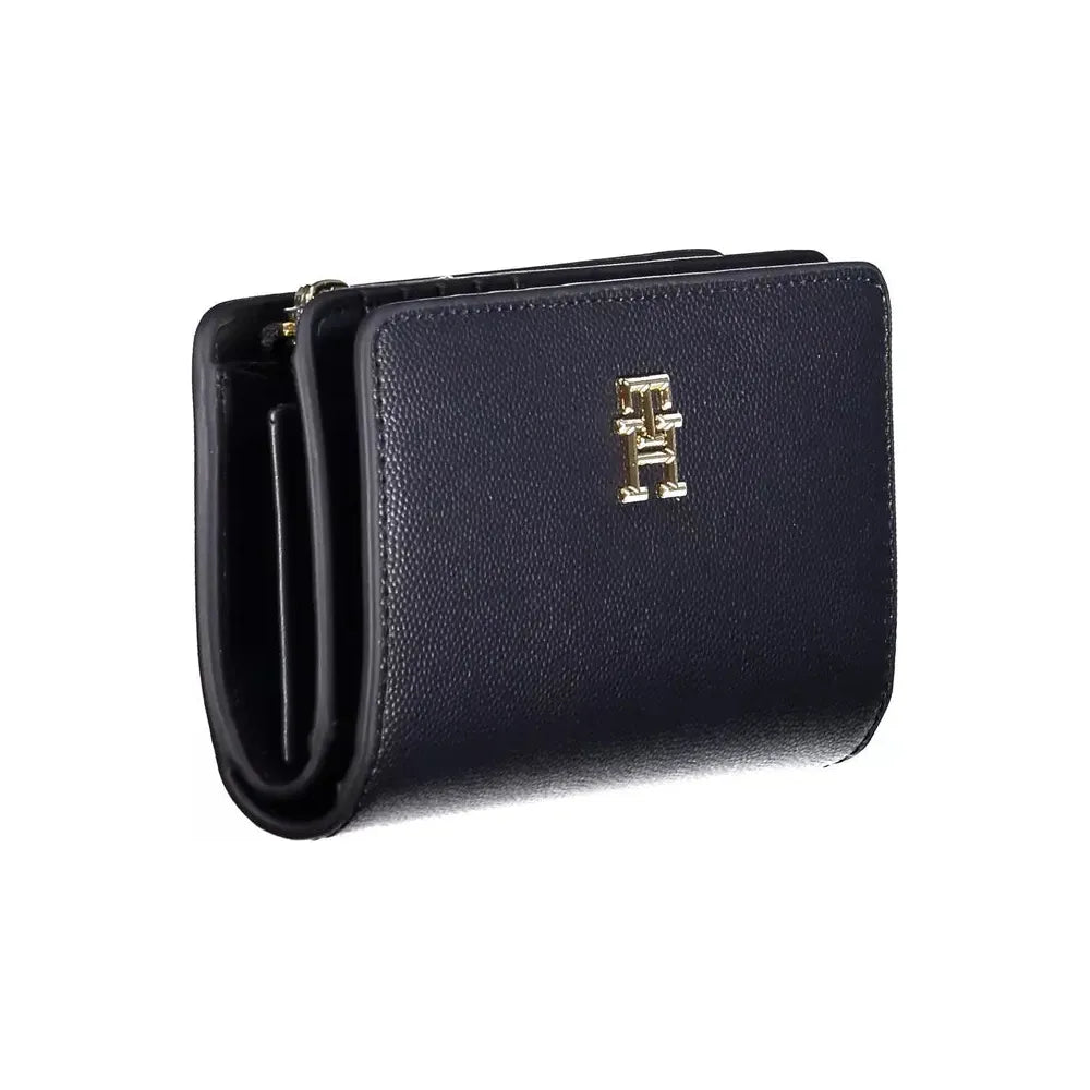 Tommy Hilfiger Elegant Blue Wallet with Multiple Compartments Tommy Hilfiger