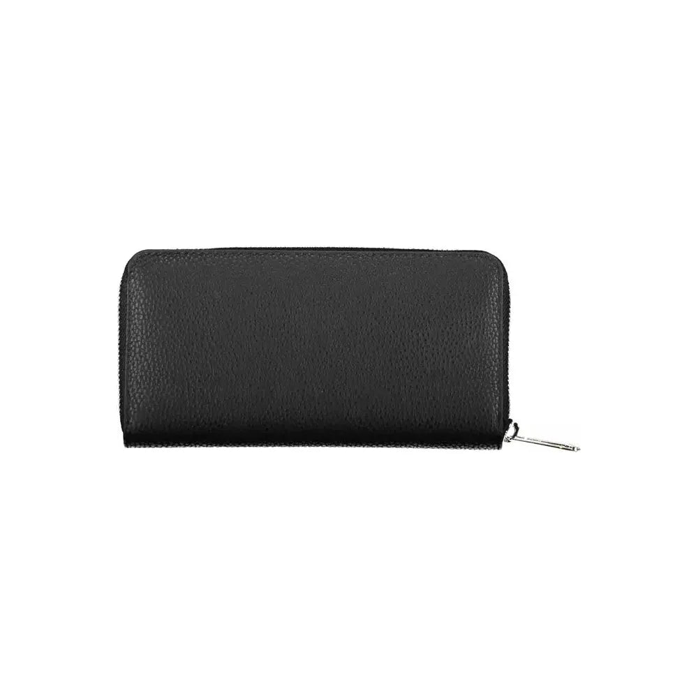 Tommy Hilfiger Elegant Black Wallet with Chic Compartments Tommy Hilfiger