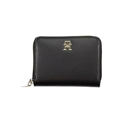 Tommy Hilfiger Black Polyethylene Women Wallet Tommy Hilfiger