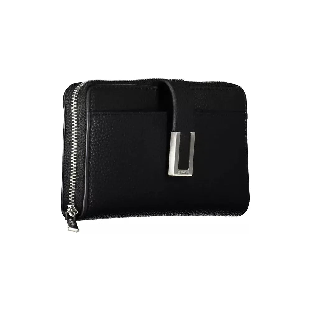 Calvin Klein Elegant Five-Compartment Black Wallet Calvin Klein