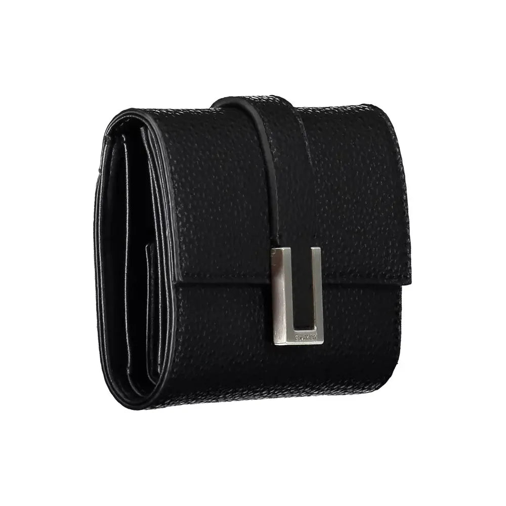 Calvin Klein Black Polyester Women Wallet Calvin Klein