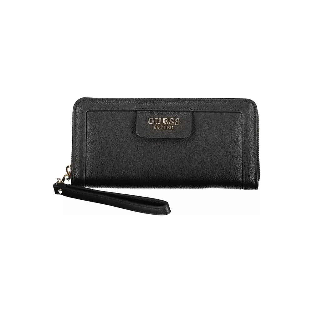 Guess Jeans Chic Black Multi-Compartment Wallet Guess Jeans