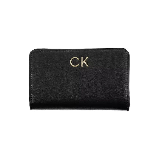 Calvin Klein Sleek Black RFID-Secure Wallet for Her Calvin Klein