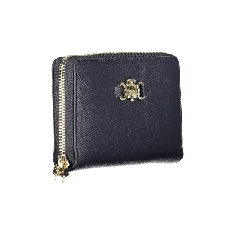 Tommy Hilfiger Elegant Blue Wallet with Chic Compartments Tommy Hilfiger