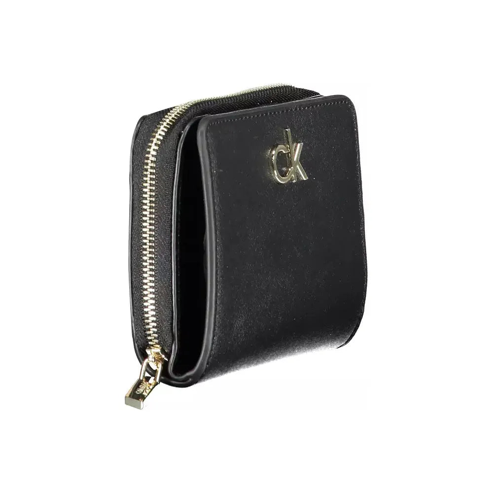 Calvin Klein Elegant Black RFID Wallet with Secure Closure Calvin Klein