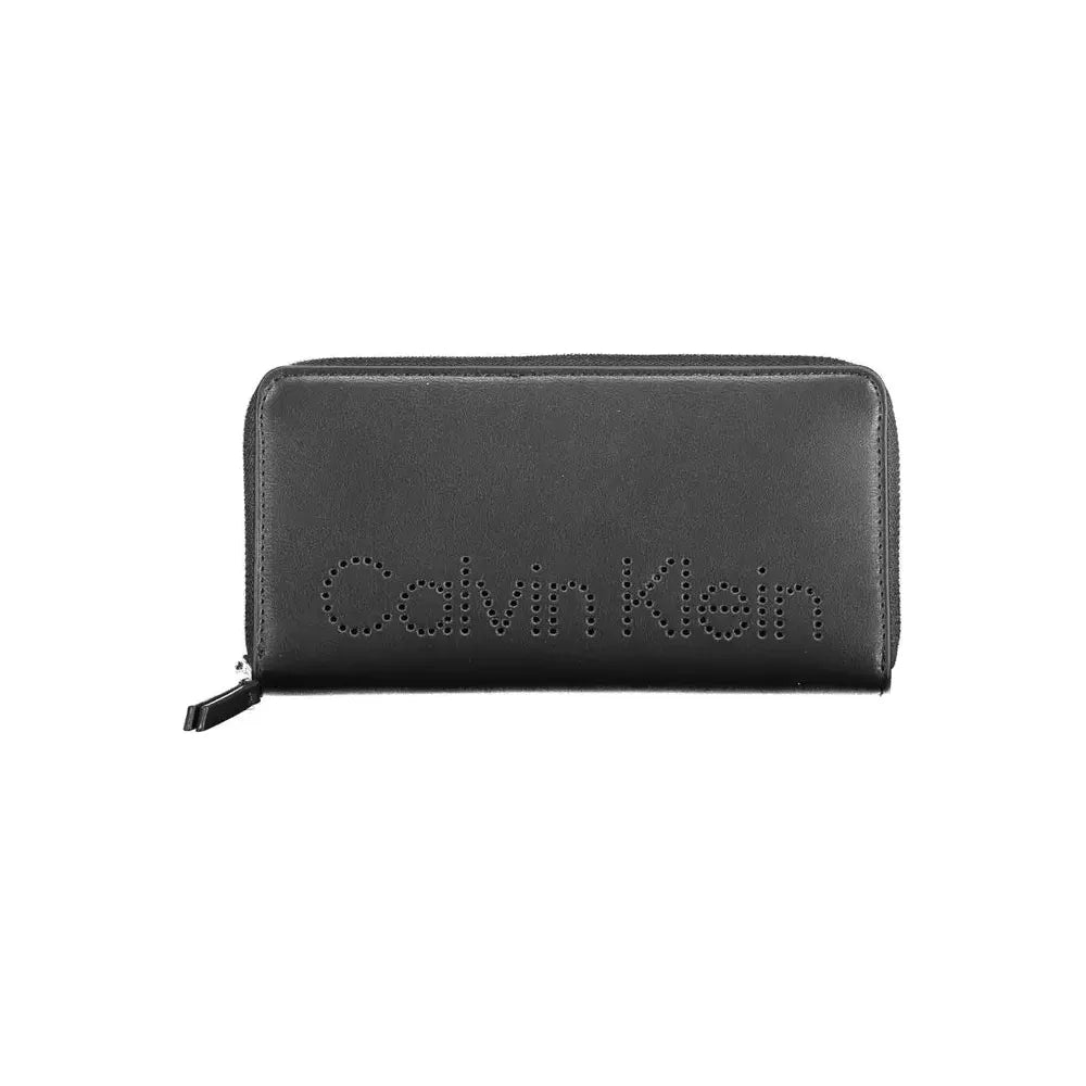 Calvin Klein Elegant Black Wallet with RFID Block & Coin Purse Calvin Klein