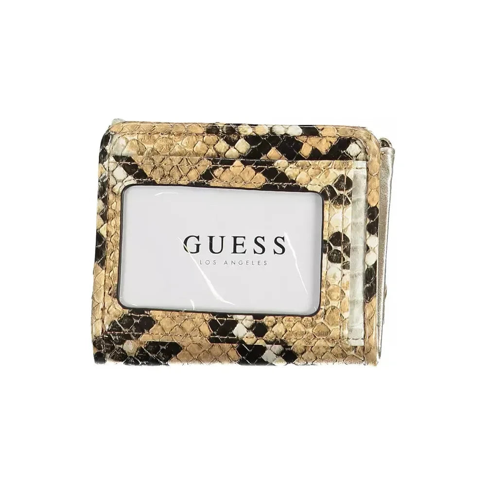 Guess Jeans Beige Polyethylene Women Wallet