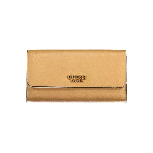 Guess Jeans Elegant Beige Polyethylene Women's Wallet Guess Jeans