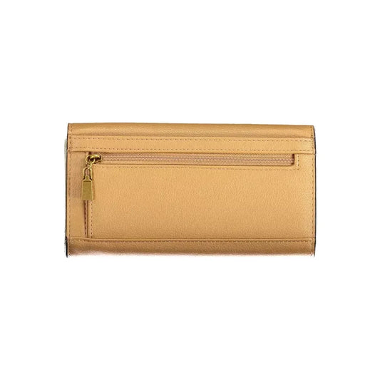 Guess Jeans Elegant Beige Polyethylene Women's Wallet Guess Jeans