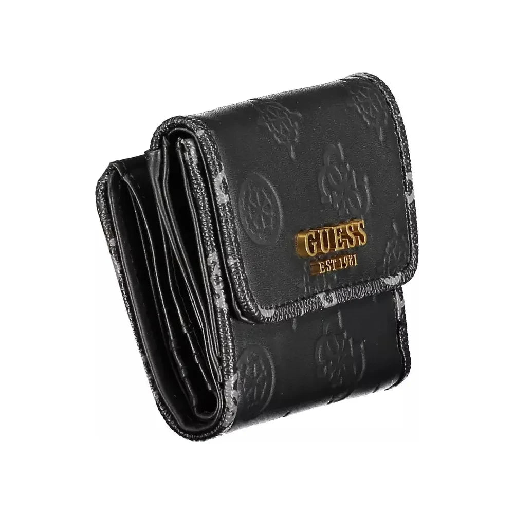 Guess Jeans "Black Polyethylene Women Wallet" Guess Jeans