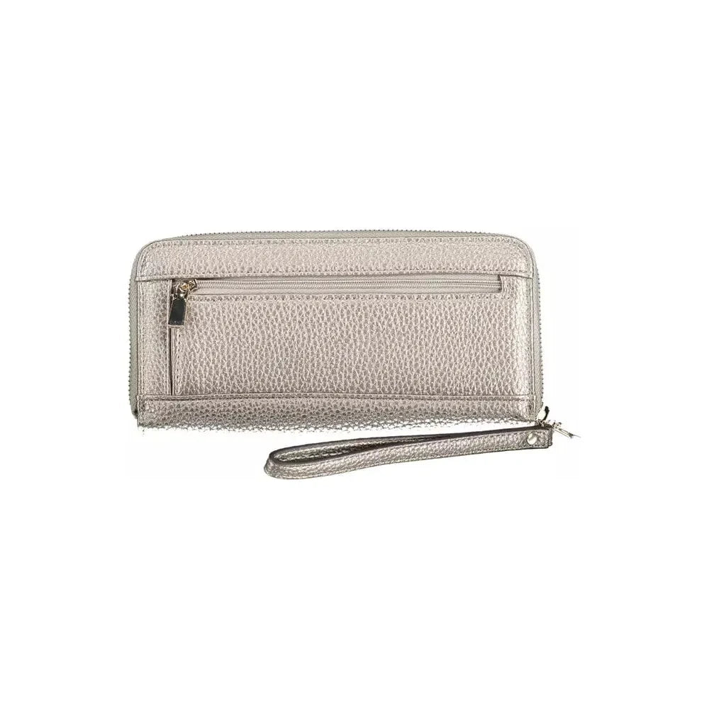 Guess Jeans Silver Polyethylene Women Wallet Guess Jeans