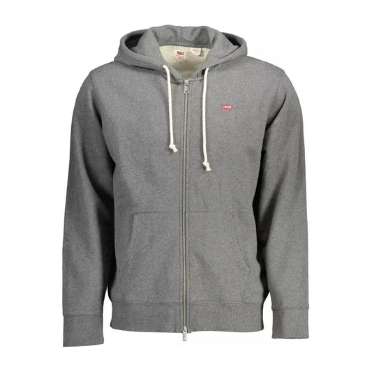 Levi's Classic Gray Zip Hoodie with Logo Levi's