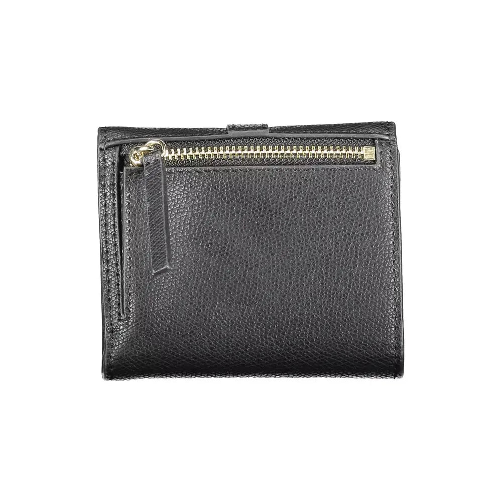 Tommy Hilfiger Sleek Black Multi-Compartment Wallet Tommy Hilfiger