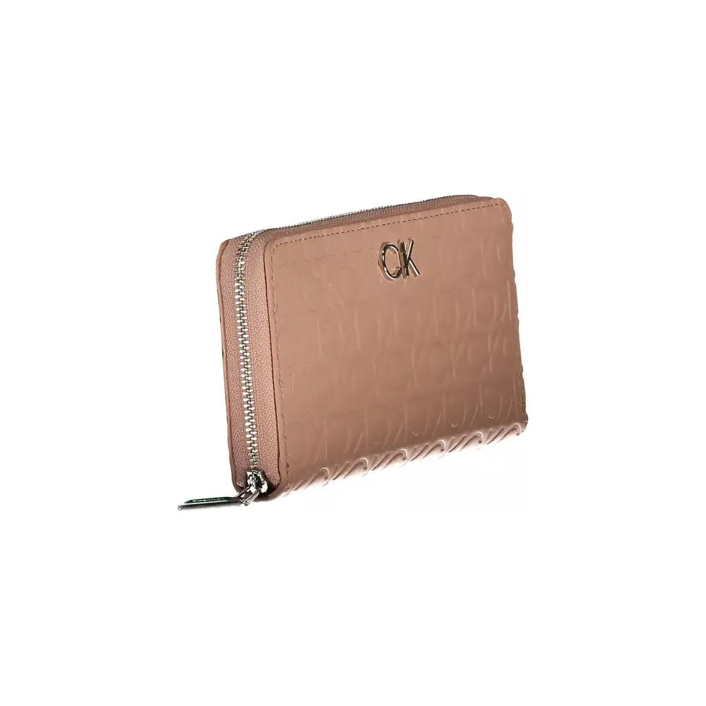 Calvin Klein Chic Pink RFID Wallet with Multiple Compartments Calvin Klein