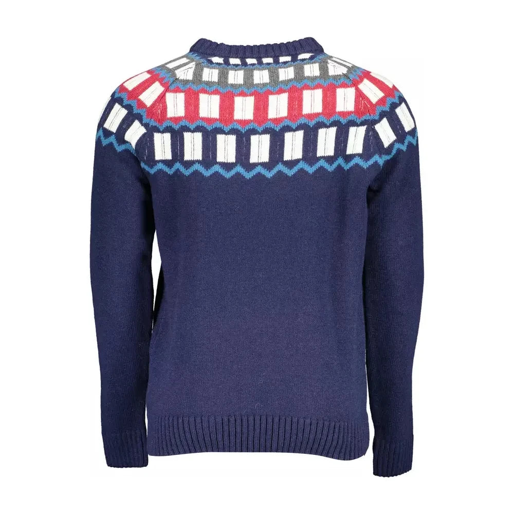 Gant Alpaca Blend Blue Designer Sweater Gant