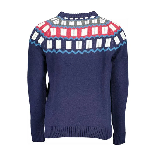 Gant Blue Wool Men Sweater Gant