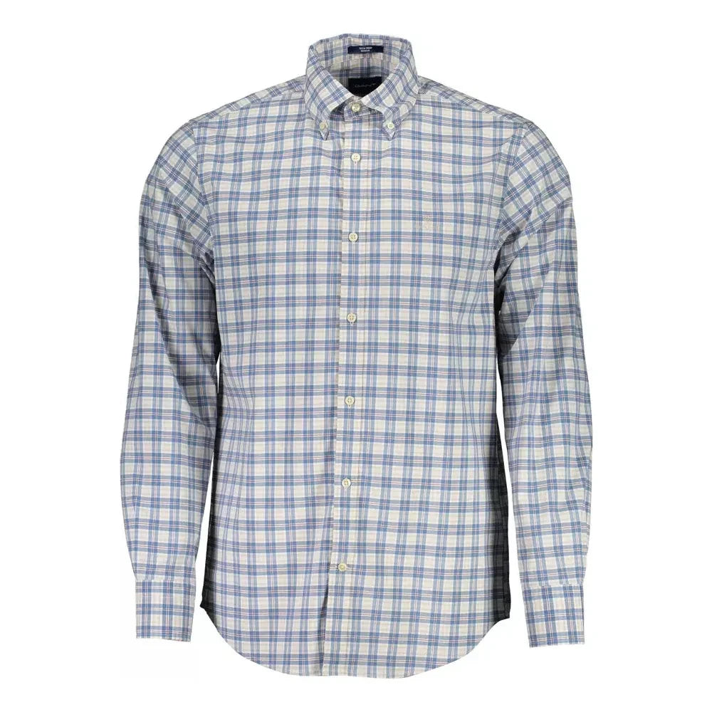 Gant Sophisticated Blue Long-Sleeved Shirt Gant