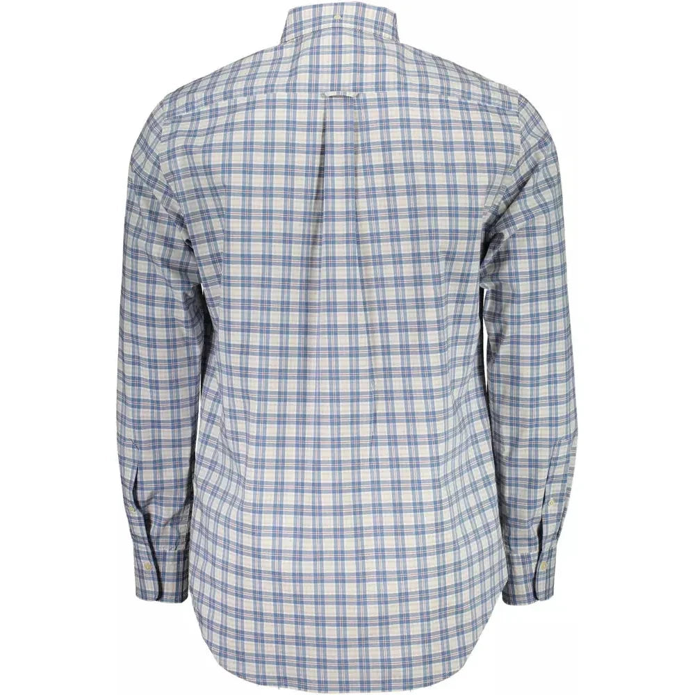 Gant Sophisticated Blue Long-Sleeved Shirt Gant