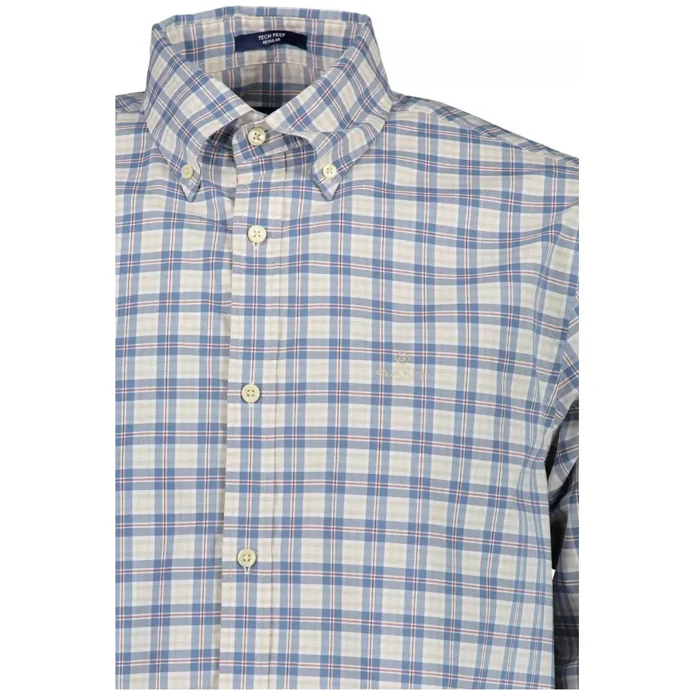 Gant Sophisticated Blue Long-Sleeved Shirt Gant