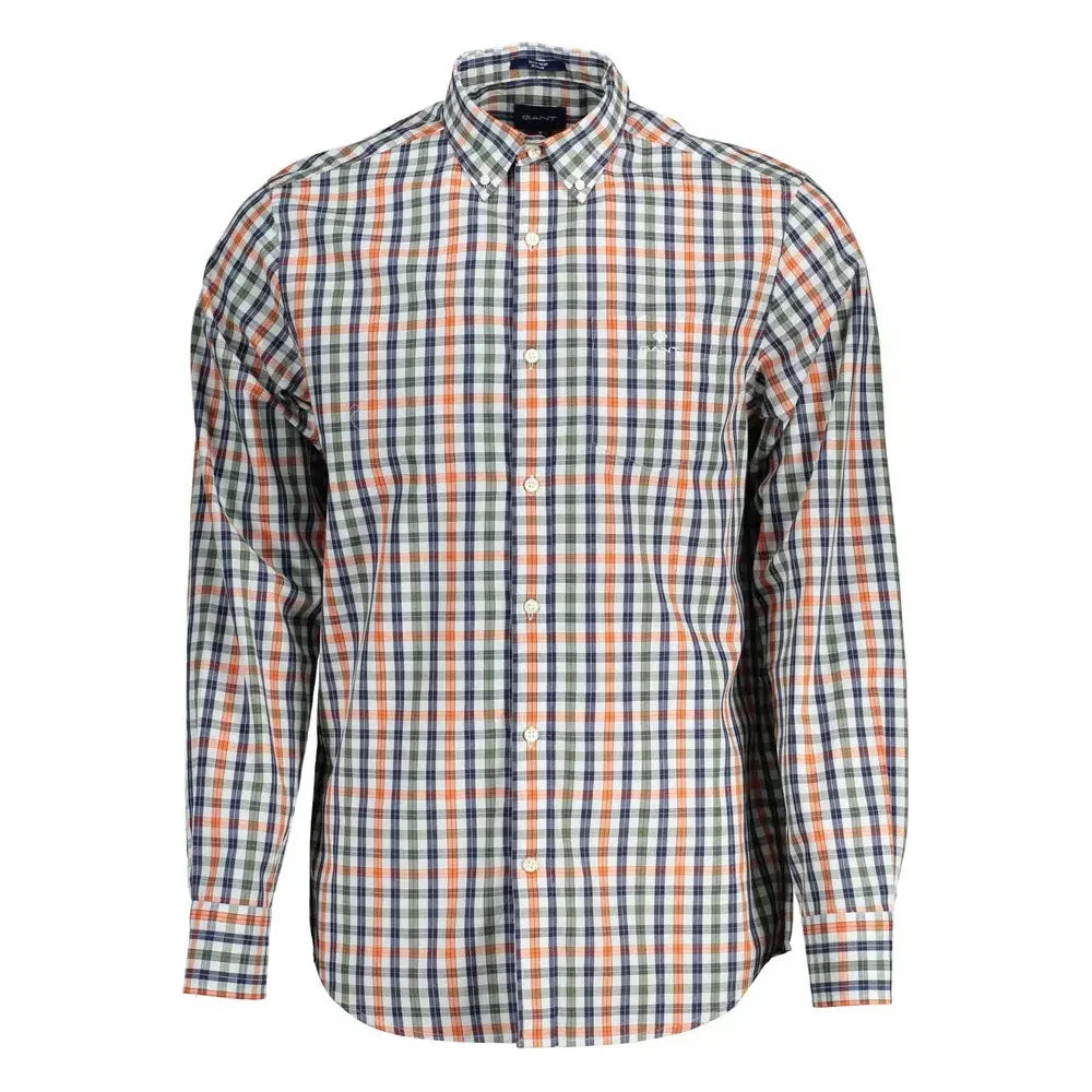 Gant Elegant Green Button-Down Men's Shirt Gant