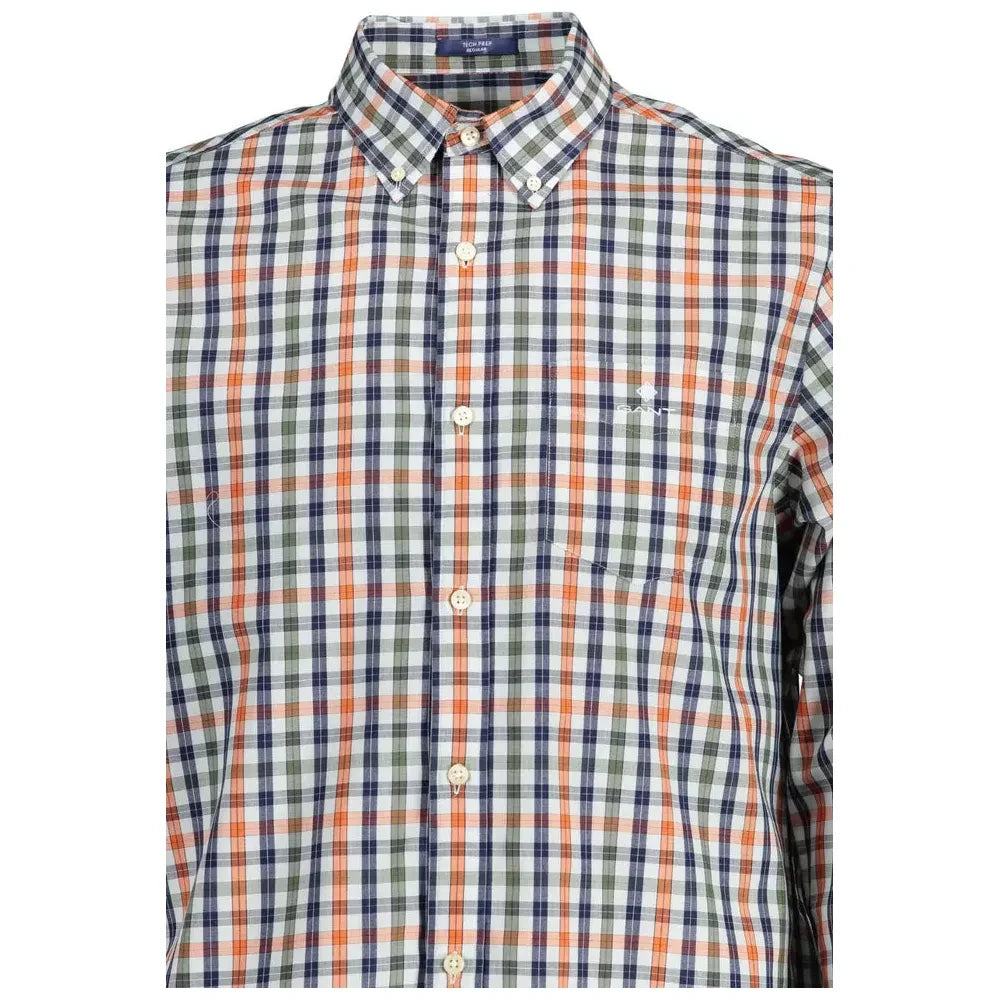 Gant Elegant Green Button-Down Men's Shirt Gant