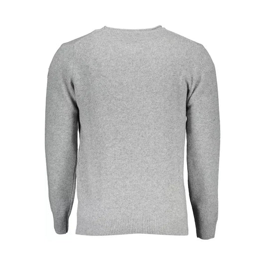 North Sails Elegant Gray Wool-Blend Sweater North Sails