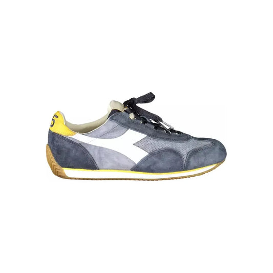 Diadora Contemporary Blue Lace-Up Sports Sneakers Diadora