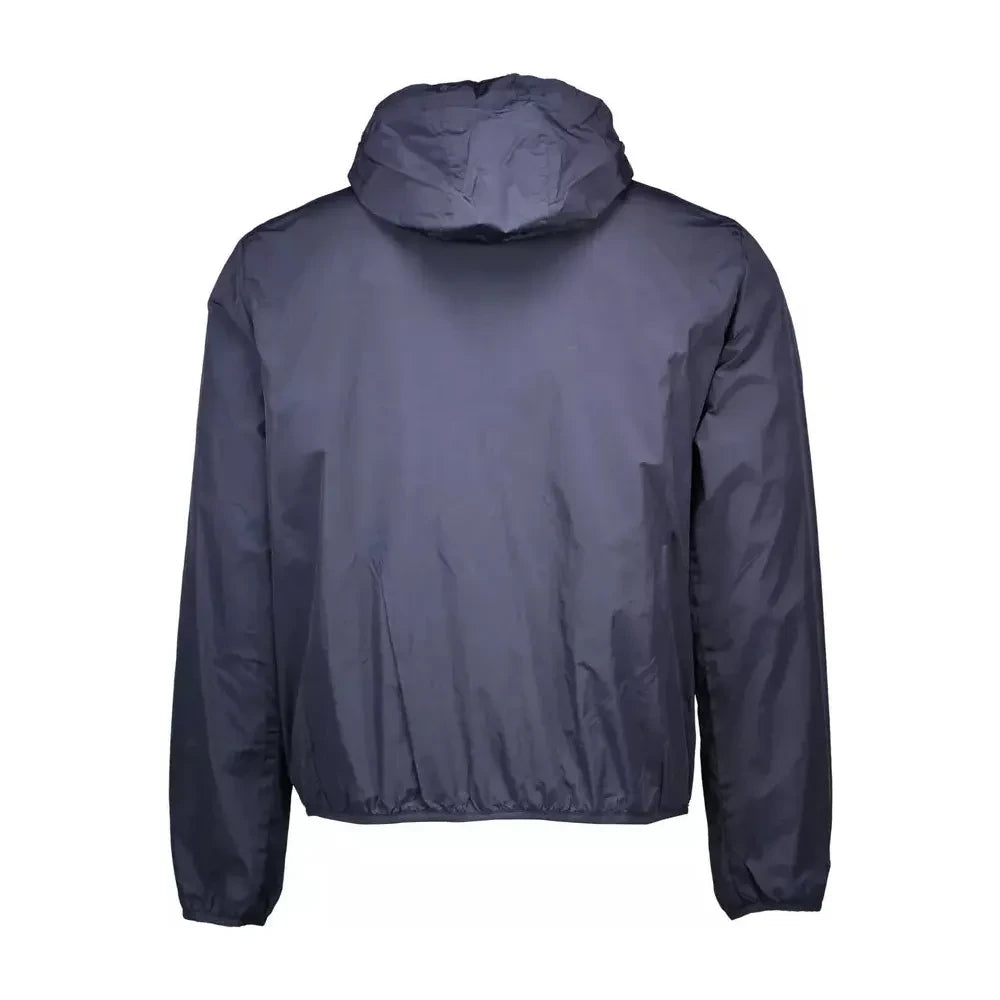 Gant Chic Blue Nylon Sport Jacket with Hood Gant