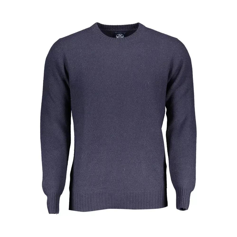 North Sails Elegant Blue Wool-Blend Sweater for Men North Sails