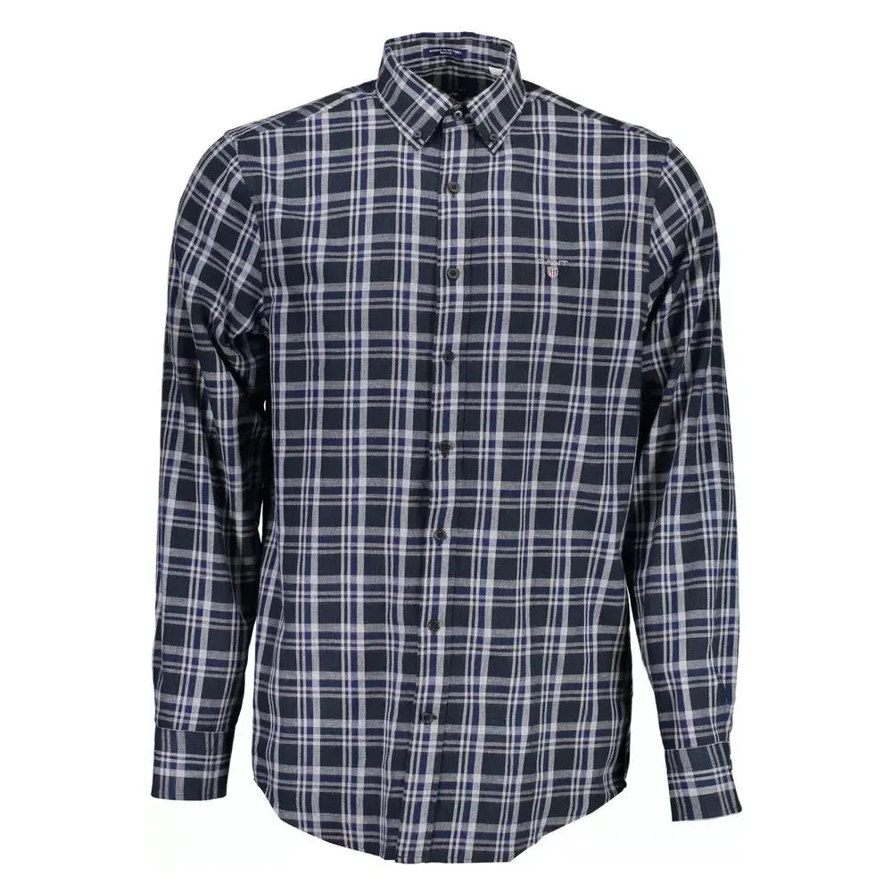 Gant Chic Regular Fit Long Sleeve Blue Shirt Gant