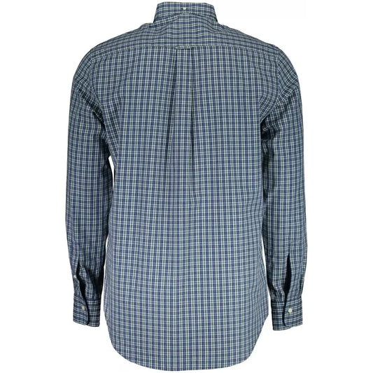 Gant Elegant Long-Sleeved Button-Down Green Shirt Gant