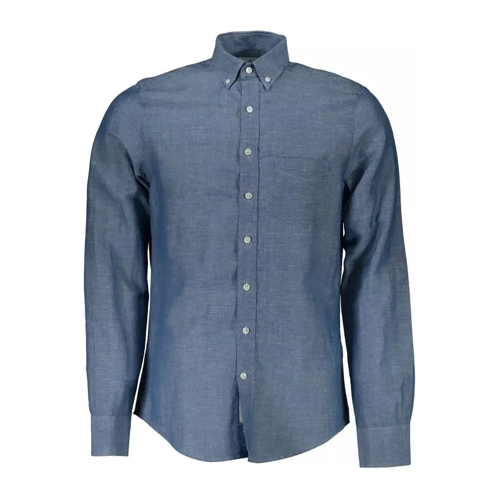 Gant Elegant Long Sleeve Linen-Blend Shirt Gant