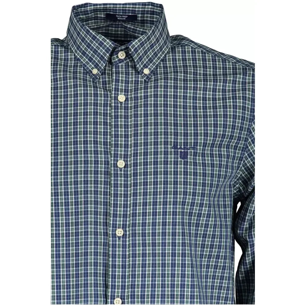 Gant Elegant Long-Sleeved Button-Down Green Shirt Gant