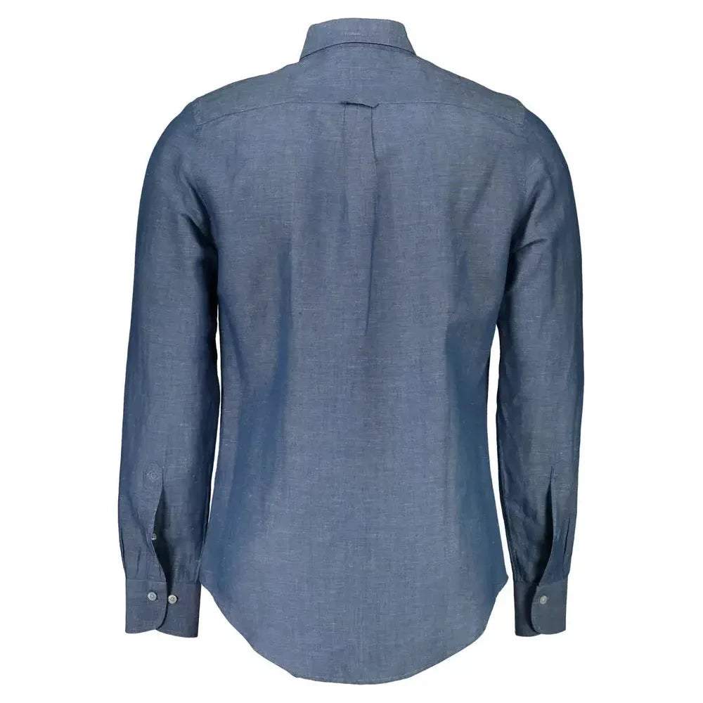 Gant Elegant Long Sleeve Linen-Blend Shirt Gant