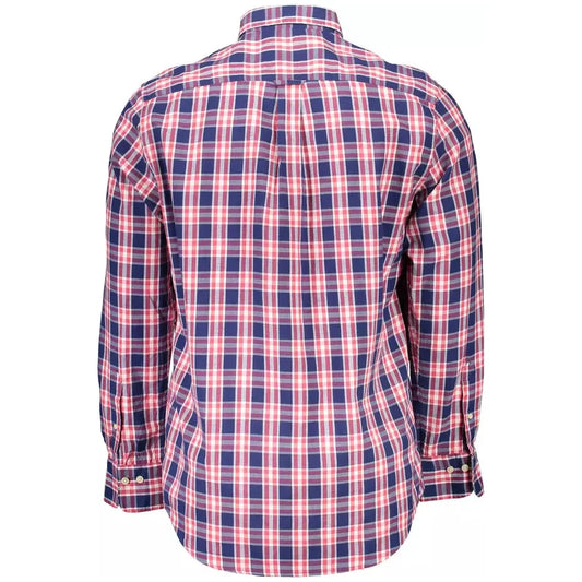 Gant Classic Blue Cotton Long Sleeve Shirt Gant