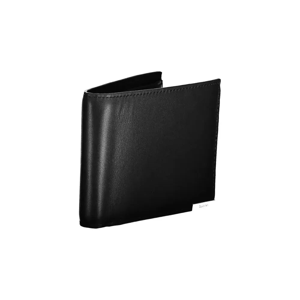 Calvin Klein Sleek Black Leather Wallet with RFID Blocker Calvin Klein