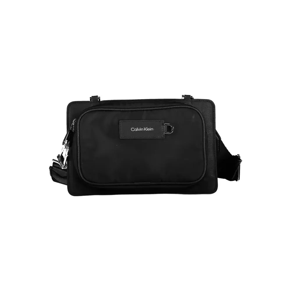 Calvin Klein Sleek Black Recycled Shoulder Bag Calvin Klein