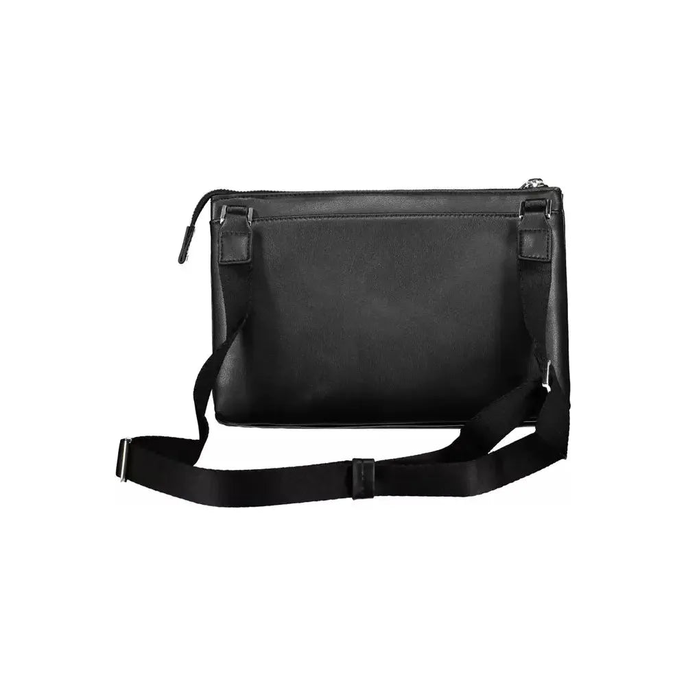 Calvin Klein Sleek Black Shoulder Bag with Logo Detail Calvin Klein