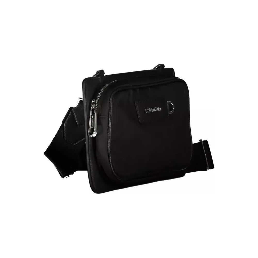 Calvin Klein Sleek Black Recycled Shoulder Bag Calvin Klein