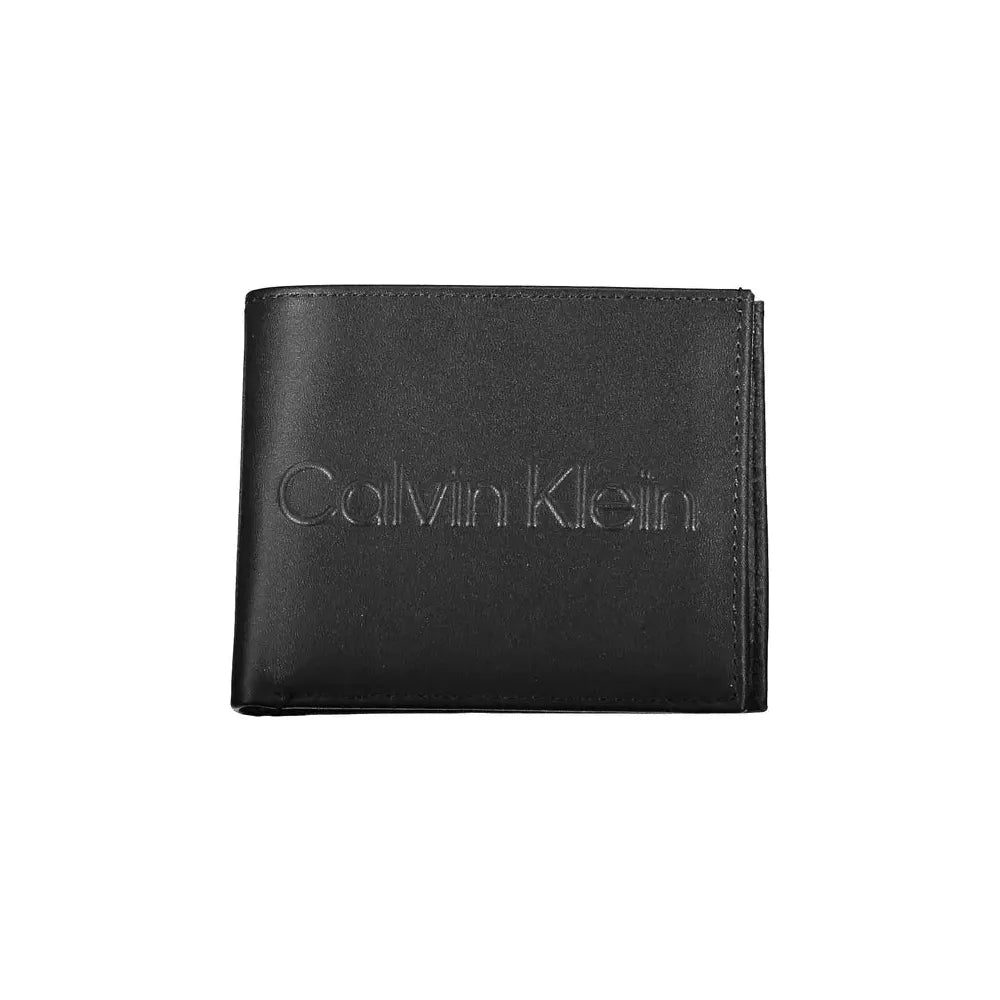 Calvin Klein Elegant Black Polyethylene Wallet with RFID Blocker Calvin Klein