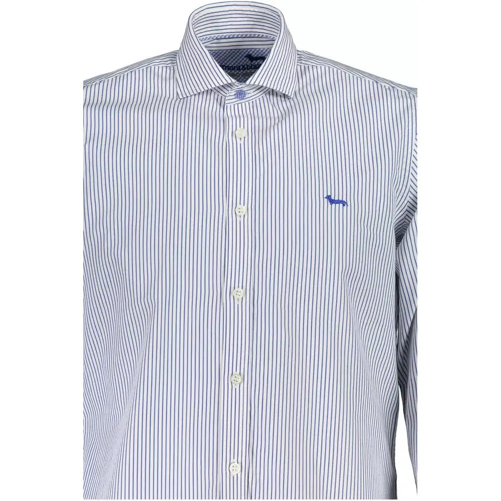 Harmont & Blaine Elegant White Organic Cotton Shirt for Men Harmont & Blaine