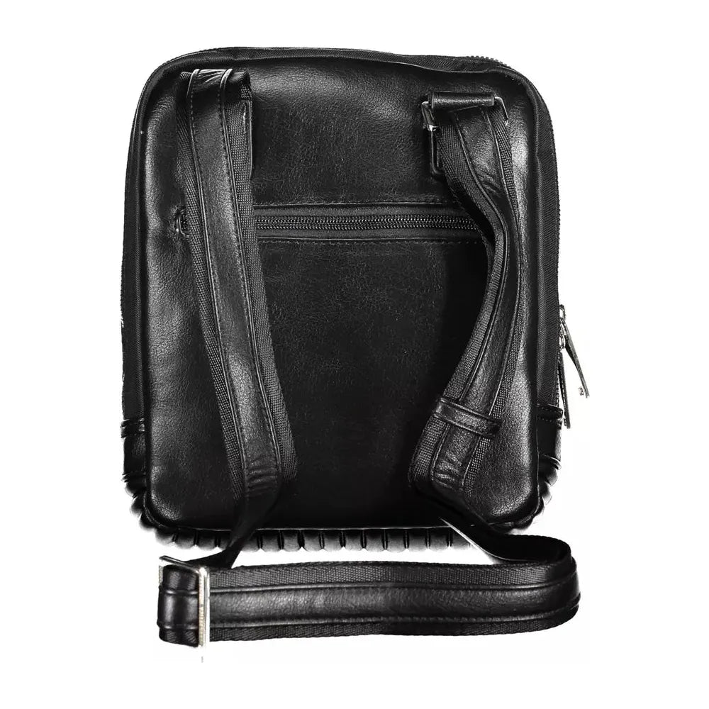 Aeronautica Militare Sleek Black Shoulder Bag for the Modern Man Aeronautica Militare