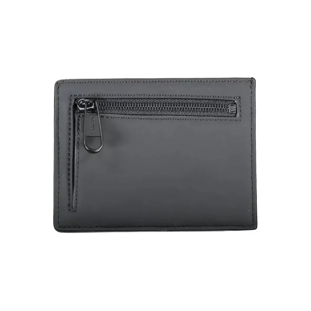 Calvin Klein Sleek Black Card Holder with Coin Pocket Calvin Klein