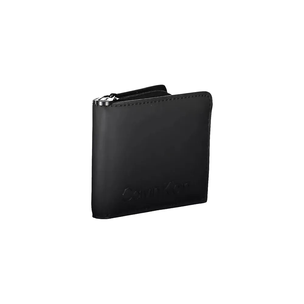 Calvin Klein Elegant Black Leather Wallet with RFID Block Calvin Klein