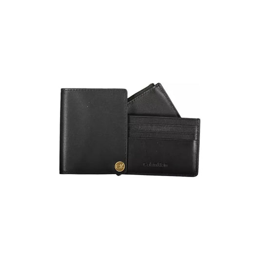 Calvin Klein Sleek Leather Card Holder with Coin Zip Calvin Klein