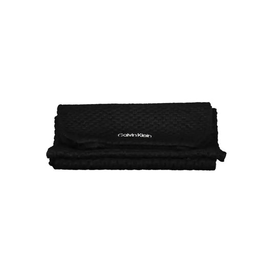 Calvin Klein Black Alpaca Women Scarf Calvin Klein