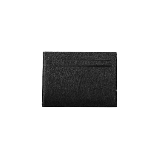 Calvin Klein Sleek Leather Card Holder With Logo Detail Calvin Klein