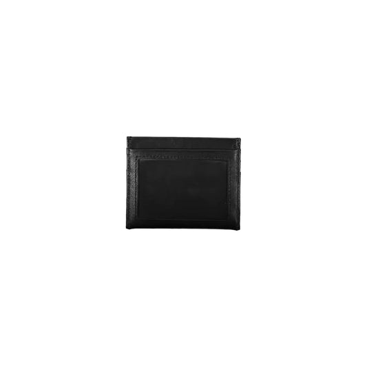 Calvin Klein Sleek Black Leather Cardholder Calvin Klein