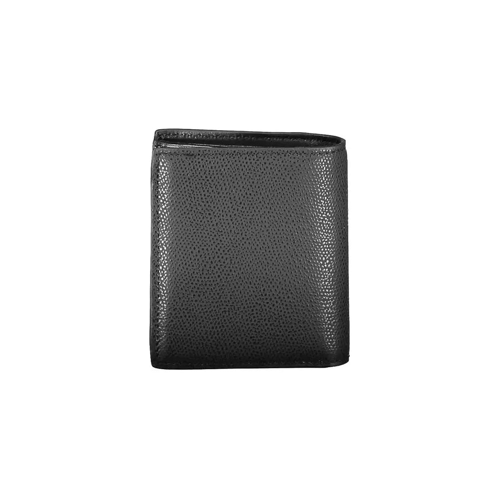 Tommy Hilfiger Elegant Black Leather RFID Wallet Tommy Hilfiger