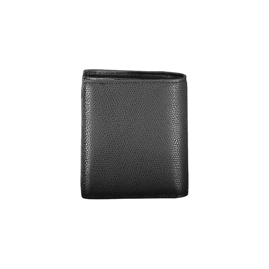 Tommy Hilfiger Elegant Black Leather RFID Wallet Tommy Hilfiger